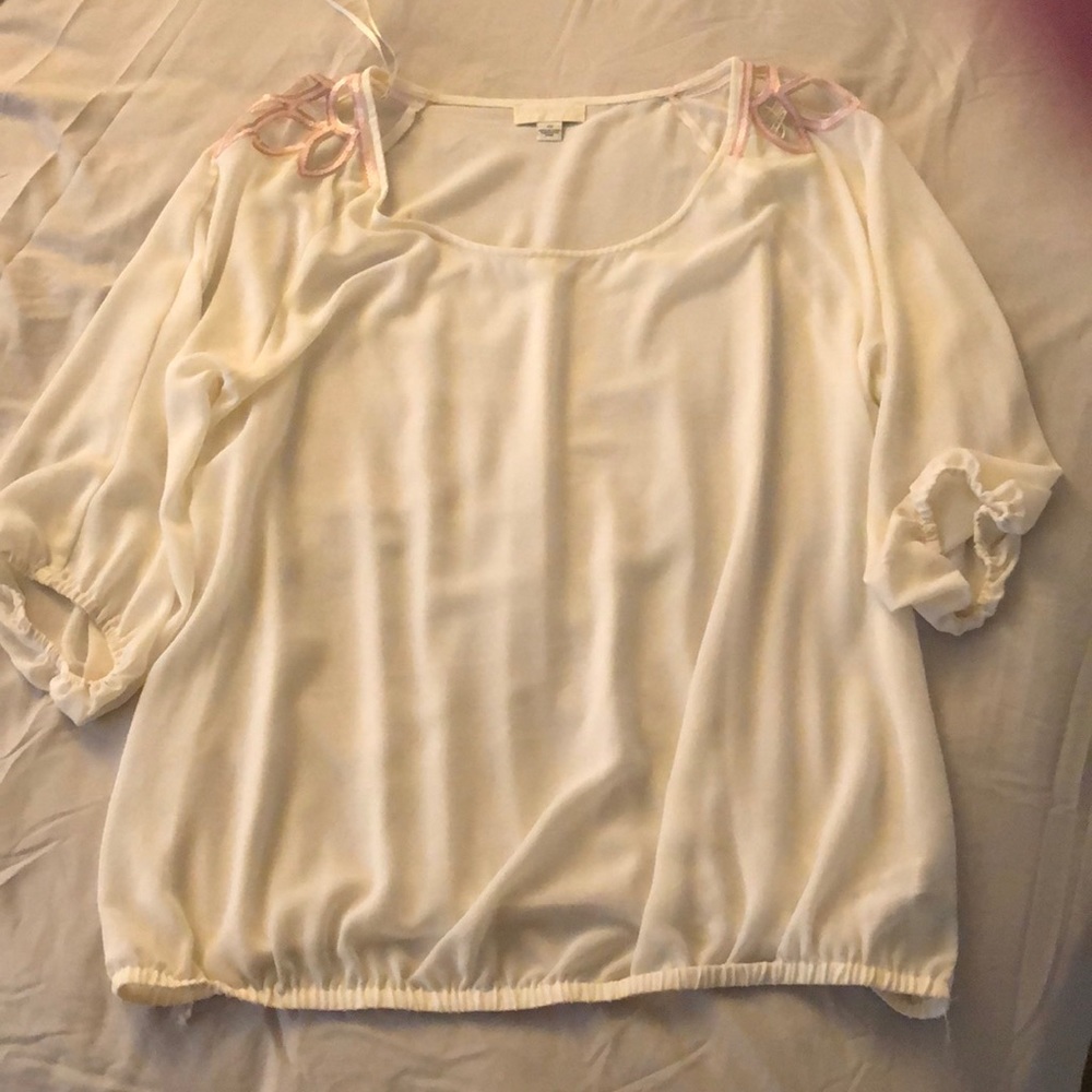 Forever21 plus sheer top